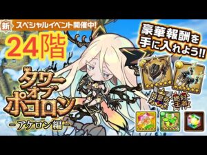 【ポコダン】【波可龍迷宮】タワポコアケロン編 24階