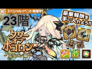 【ポコダン】【波可龍迷宮】タワポコアケロン編 23階