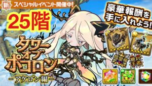【ポコダン】アケロン編-25階- チャージ2倍なし【タワーオブポコロン】