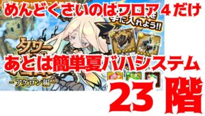 【ポコダン】タワポコ・アケロン編 ２３階記録用動画【アケロン】